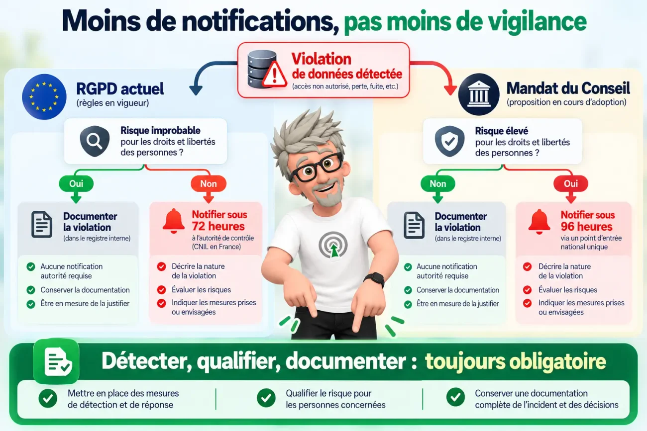 Moins de notifications, vigilance renforcée - 7 - notification des violations, avant et après Digital Omnibus : quels impacts sur l’Analytics, Data et l’IA ?