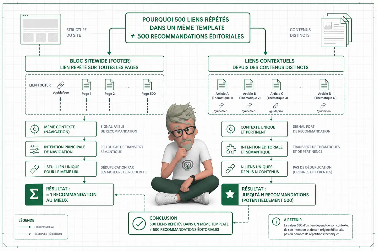 Un lien sitewide est-il utile en SEO ?